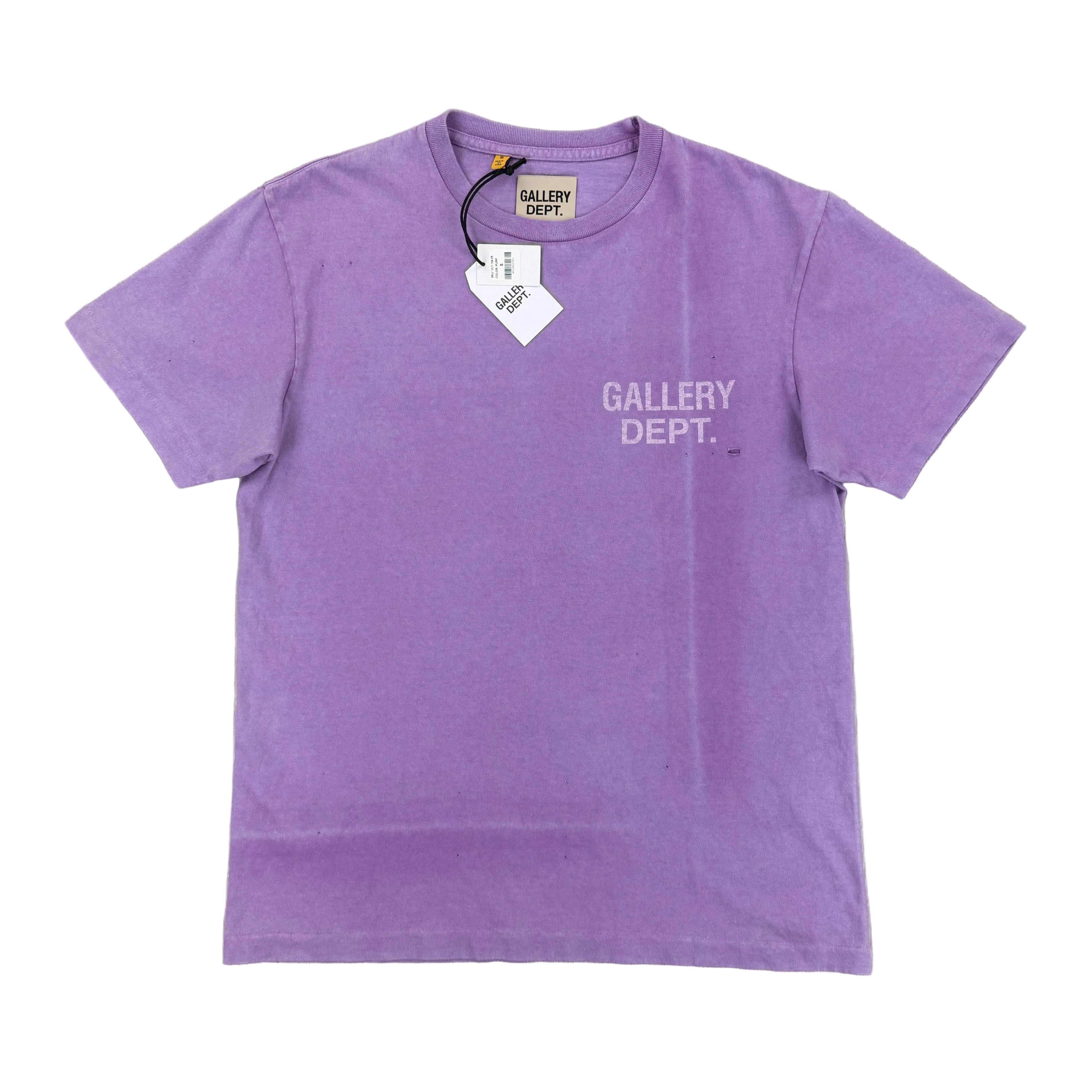 Gallery Dept Men’s Purple Distressed T-shirt
