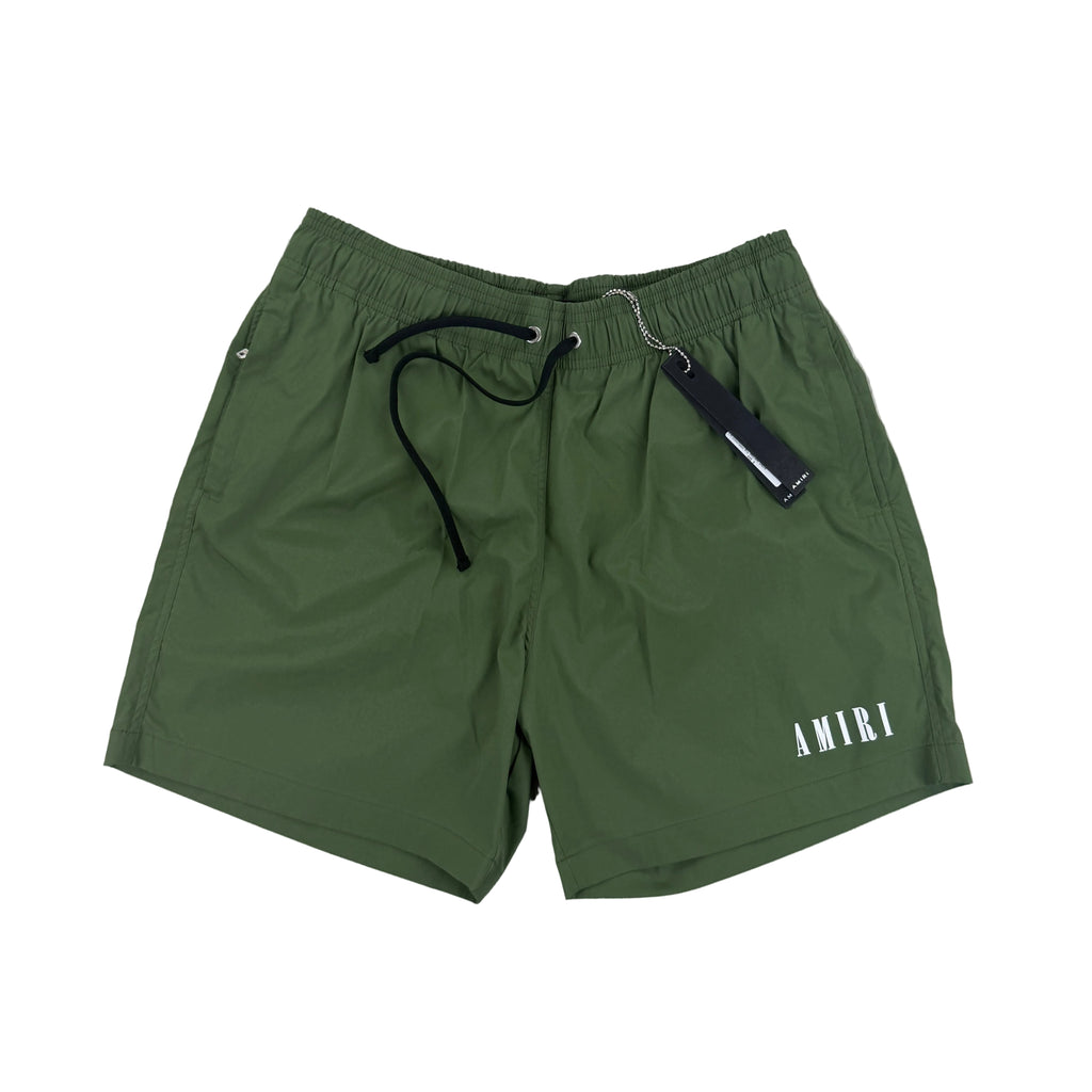 Amiri Men’s Green Swim Shorts - Small