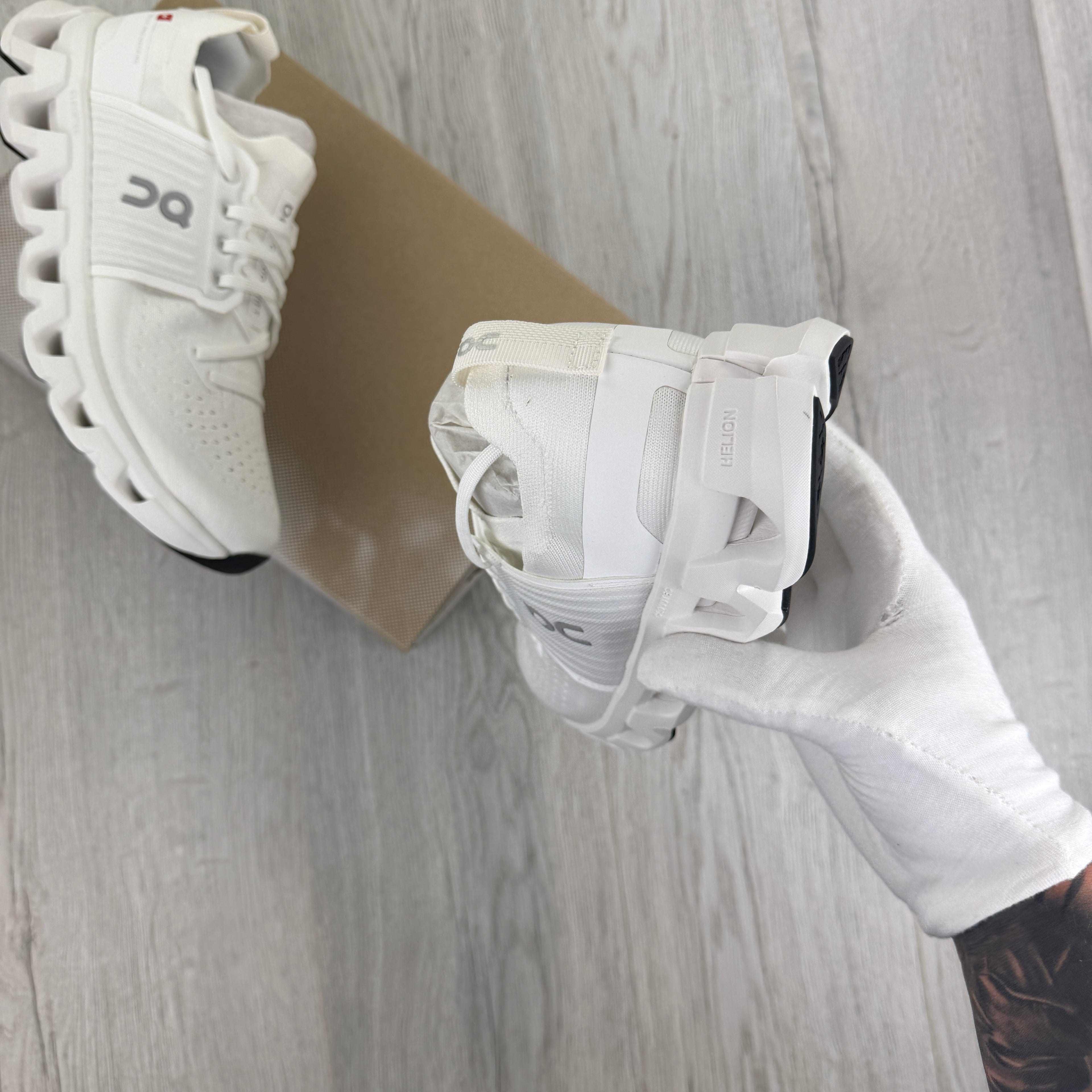 On Running Cloudswift 4 All White Trainers
