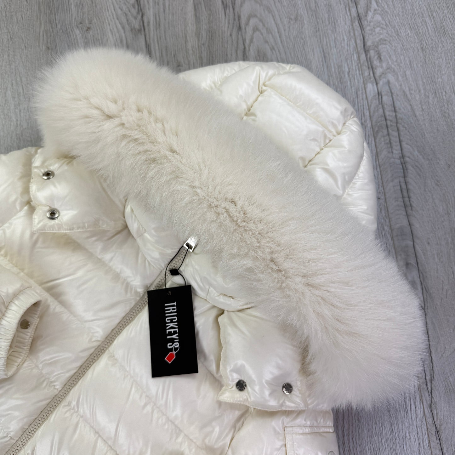 Moncler Women’s Cream / Beige BadyF Down Jacket - Size 0