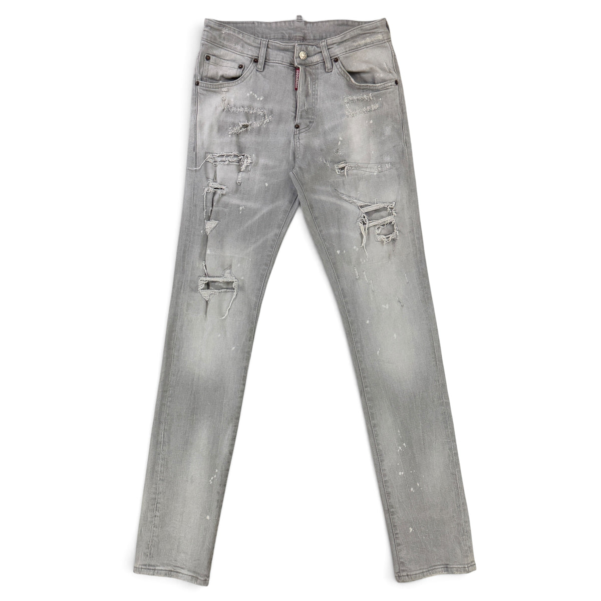 Dsquared2 Men’s Grey Distressed Jeans - 44 (Uk 28)