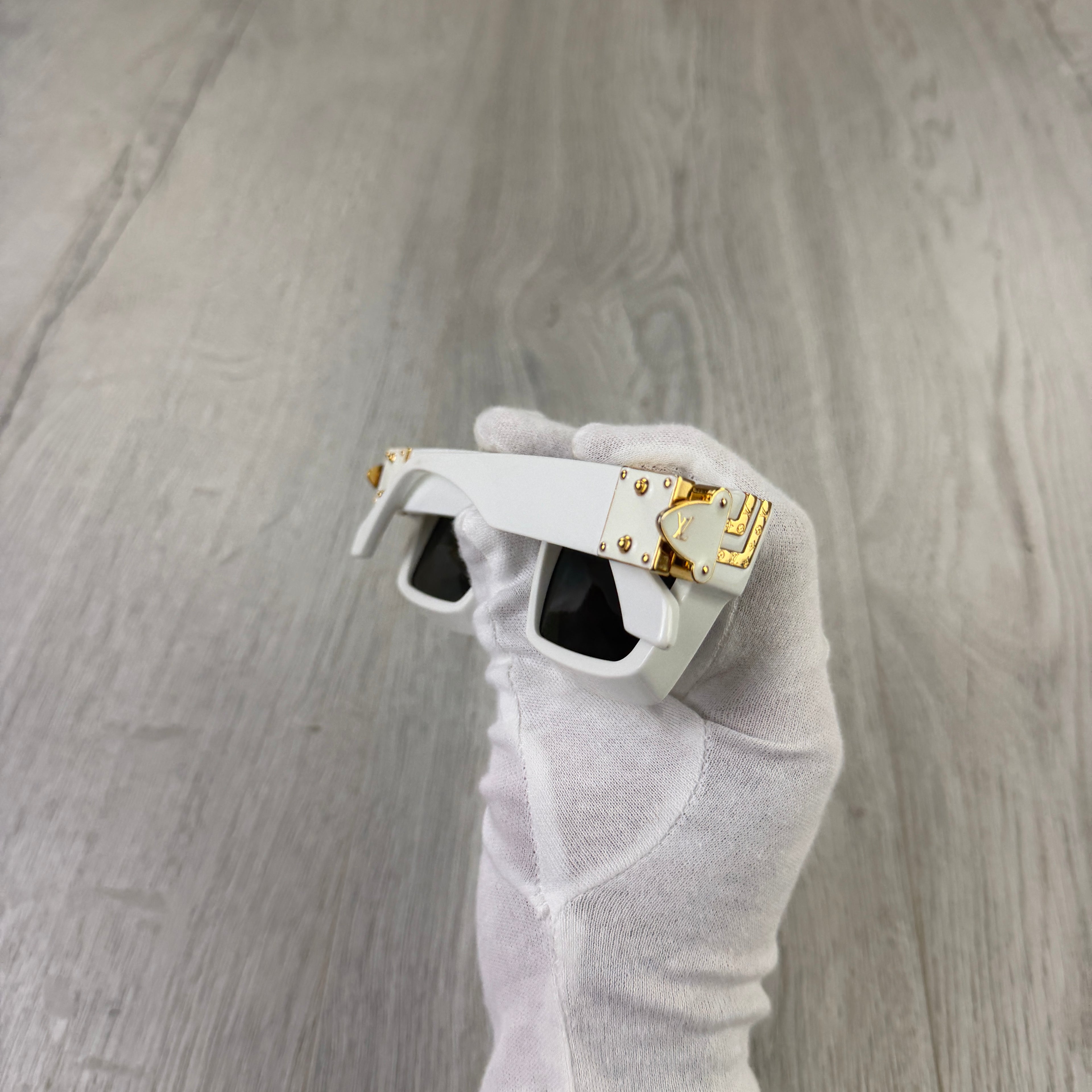 Louis Vuitton Men’s White 1.1 Millionaires Sunglasses