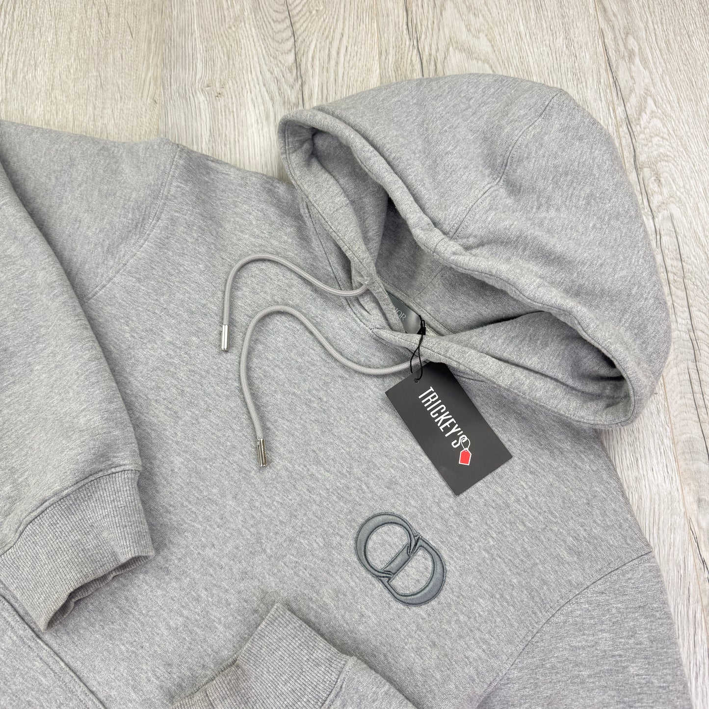 Christian Dior Men’s Grey Pullover Hoodie - Medium Slim