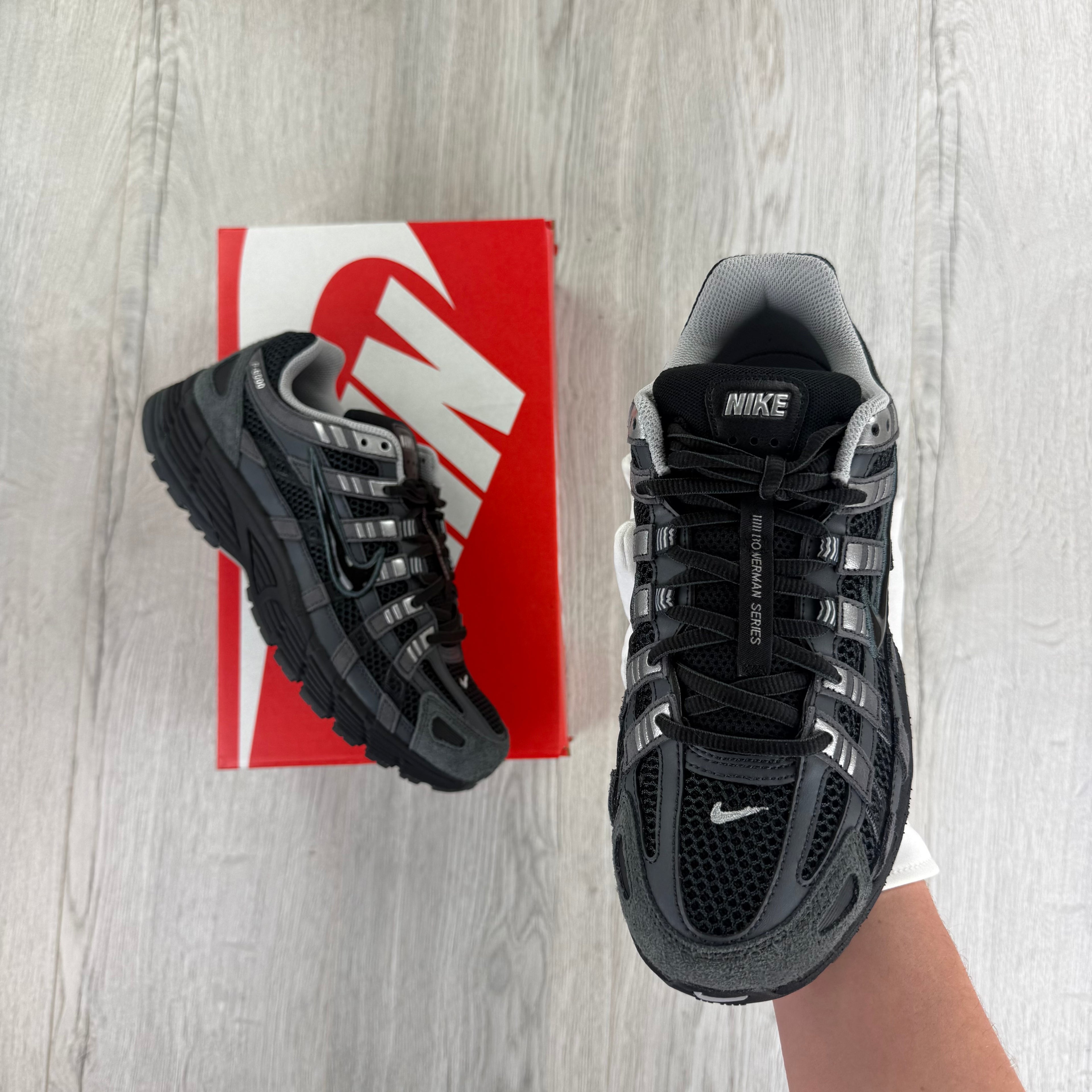 Nike P6000 Men’s Anthracite Black/Chrome Trainers