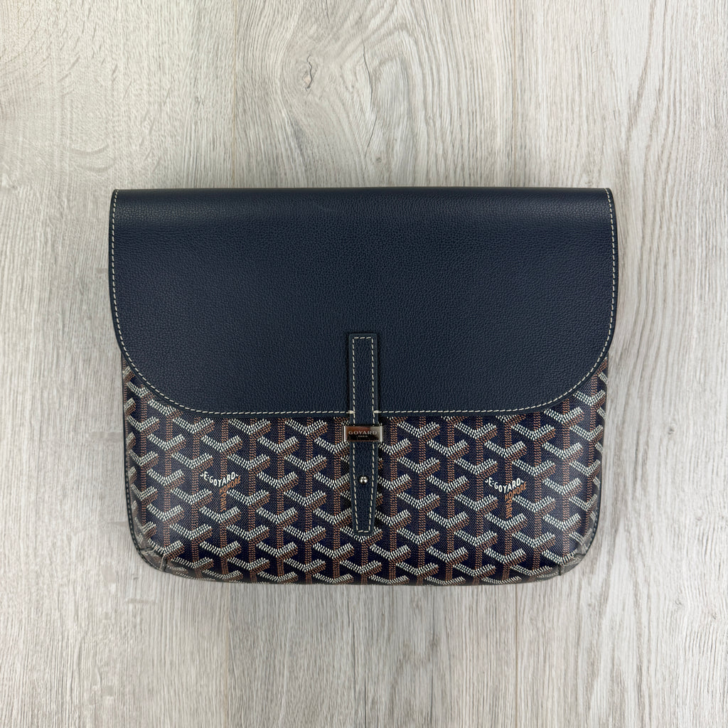 Goyard Men’s Navy Coursier Messenger Bag
