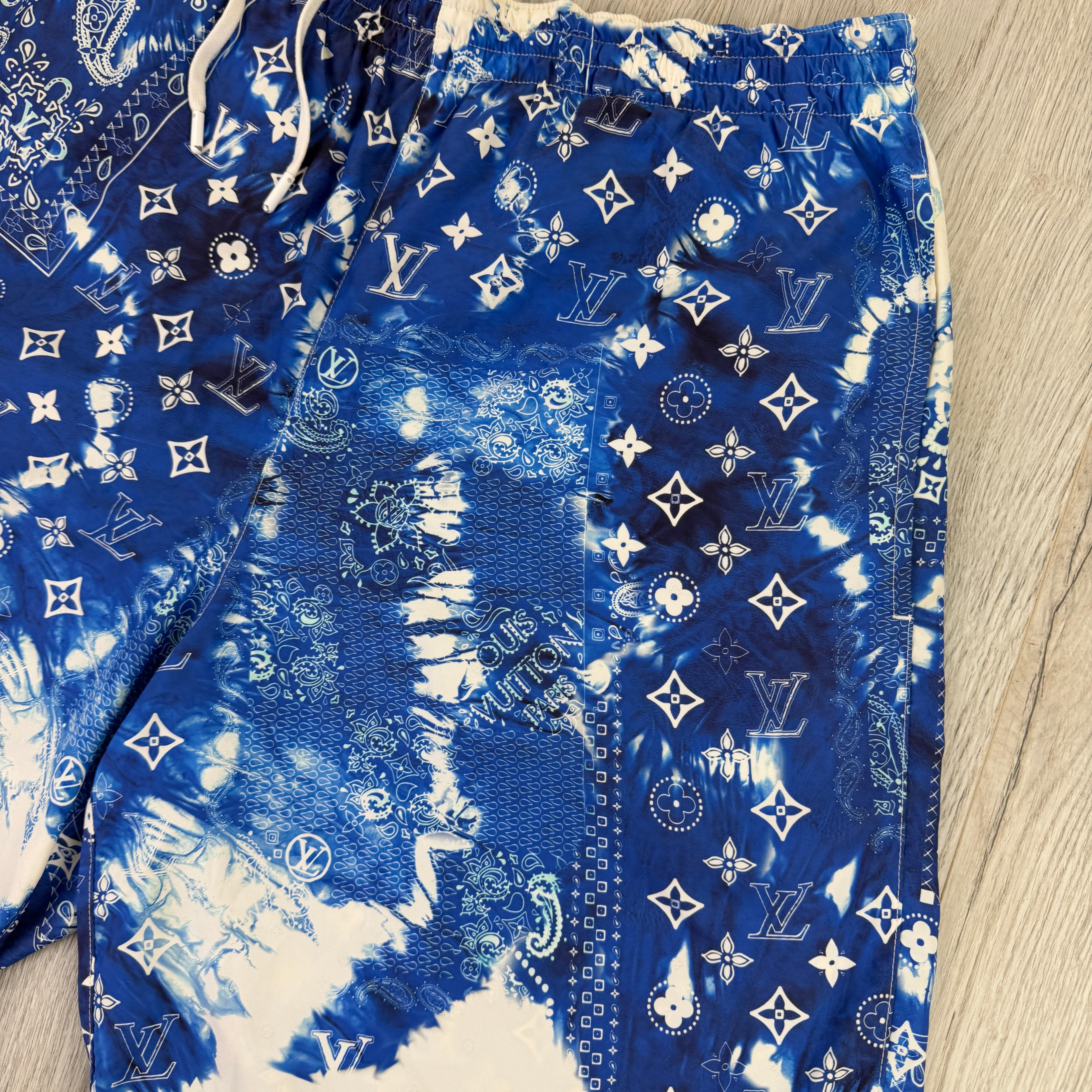 Louis Vuitton Men’s Monogram Bandana Shorts - Small (Fit Medium)
