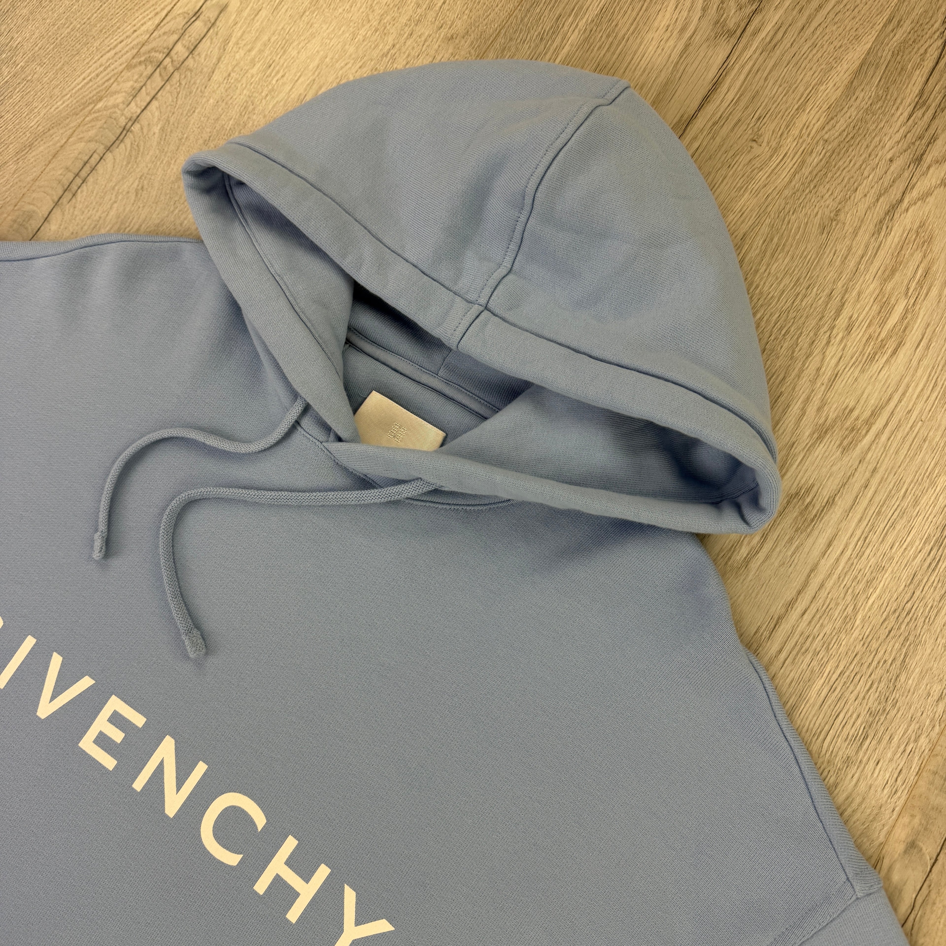 Givenchy Men’s Blue Pullover Hoodie - Small (Fit Medium)