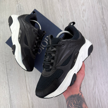 Dior B22 Men’s Black & White Runners - 43 (Fit Uk 8/8.5)
