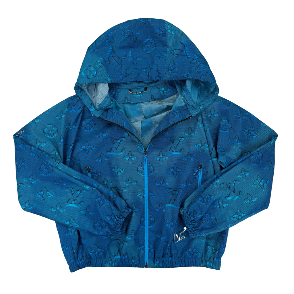 Louis Vuitton Men’s Blue 2054 Monogram Zip-up Windbreaker - 48 (Medium)