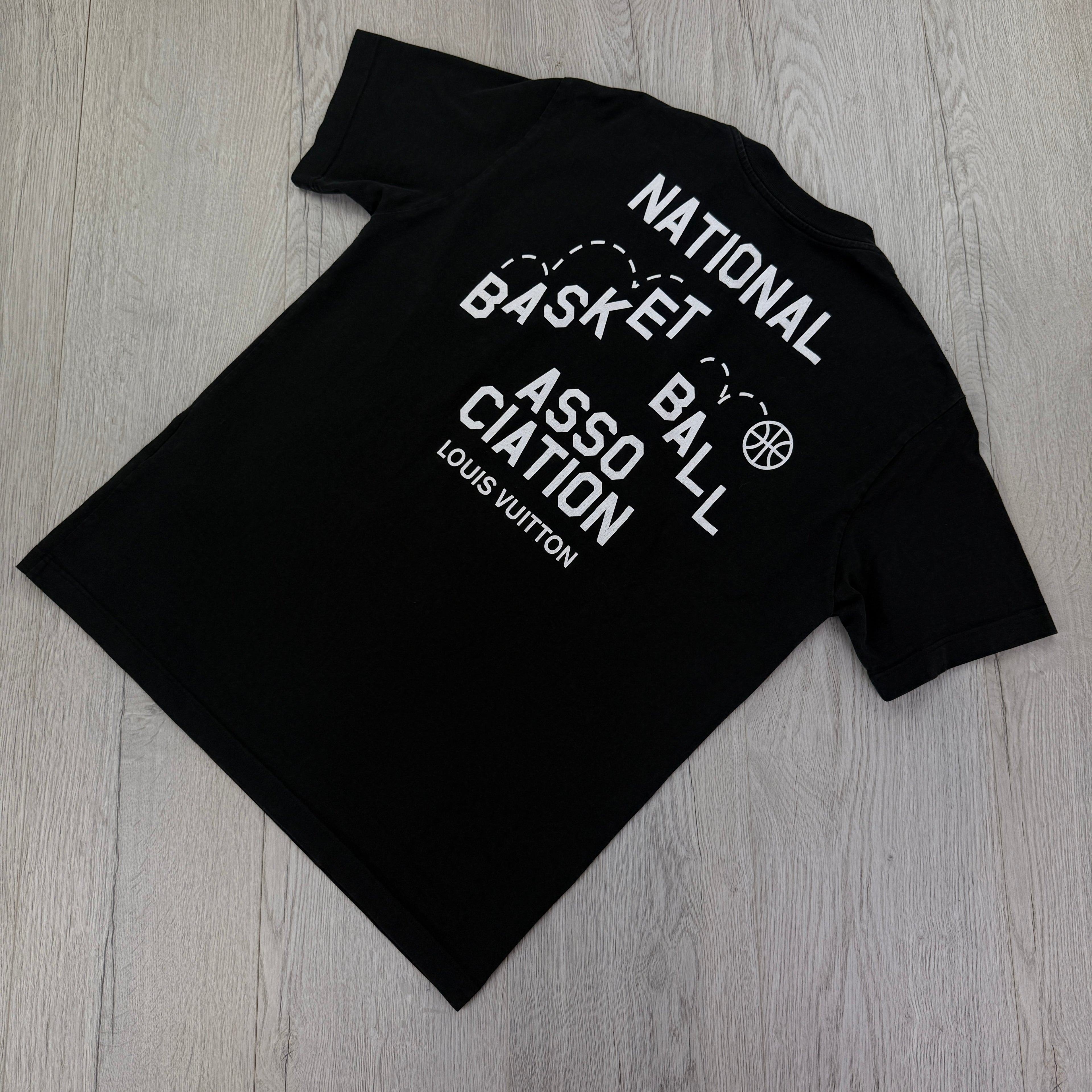 Louis Vuitton x NBA ‘ASSO CIATION’ Black T-shirt - Small