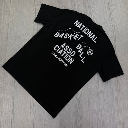 Louis Vuitton x NBA ‘ASSO CIATION’ Black T-shirt - Small