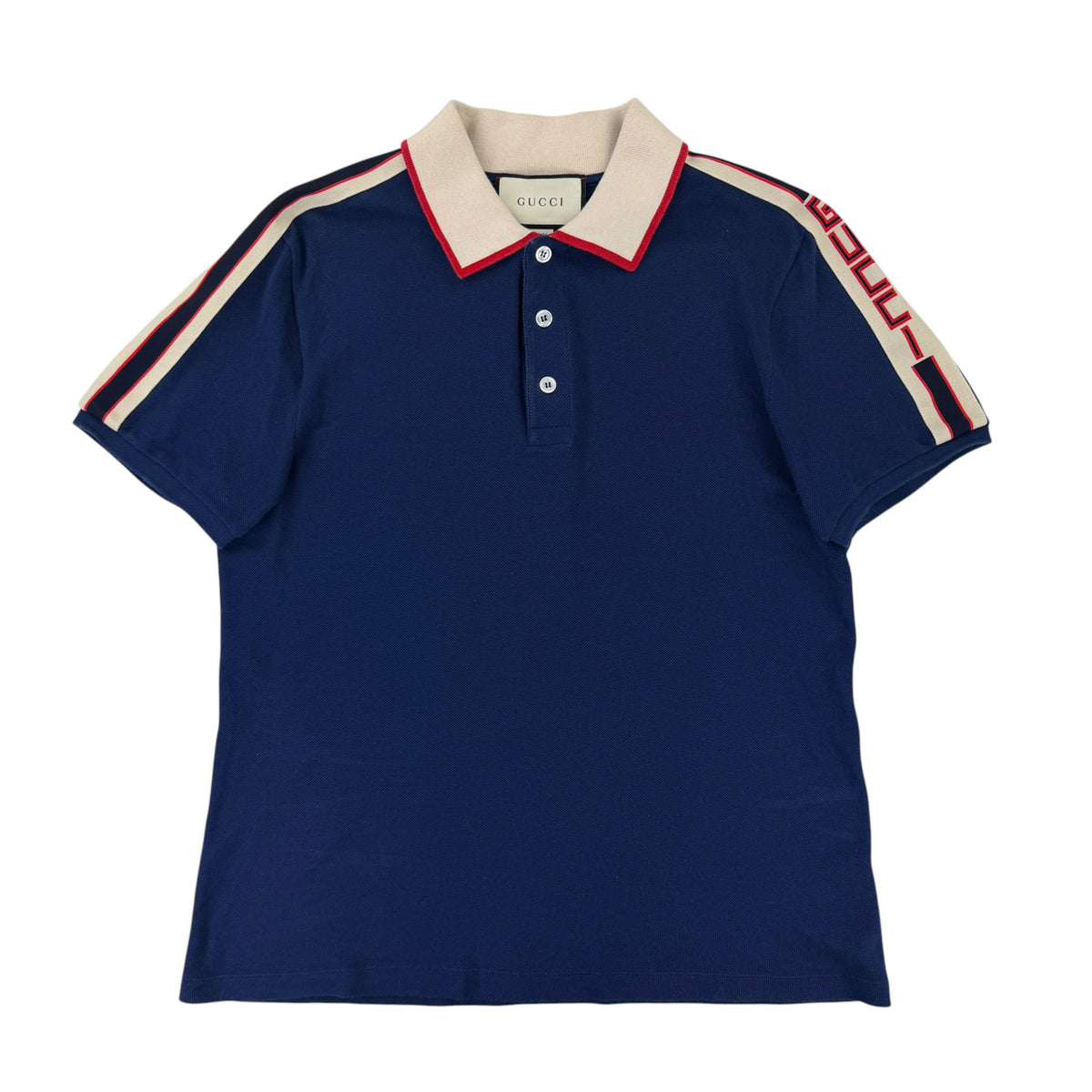 Gucci Men’s Navy Polo - Fit S/M