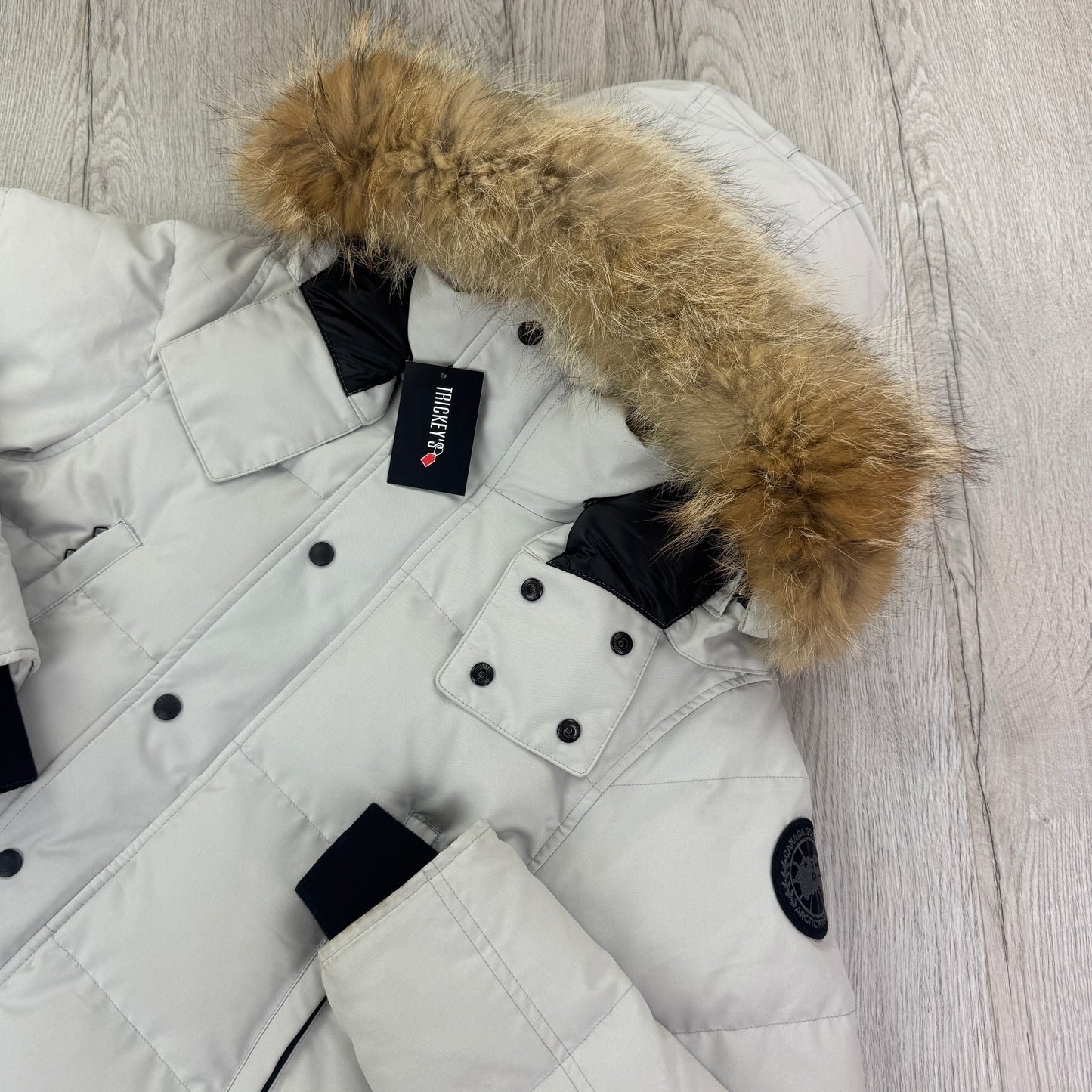 Canada Goose Men’s Silverburch Wyndham Black Badge Parker Jacket - XS