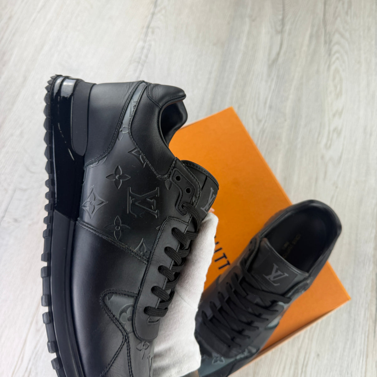 Louis Vuitton Men’s Black Run Away Trainers - Uk 9 (Fit 9.5)
