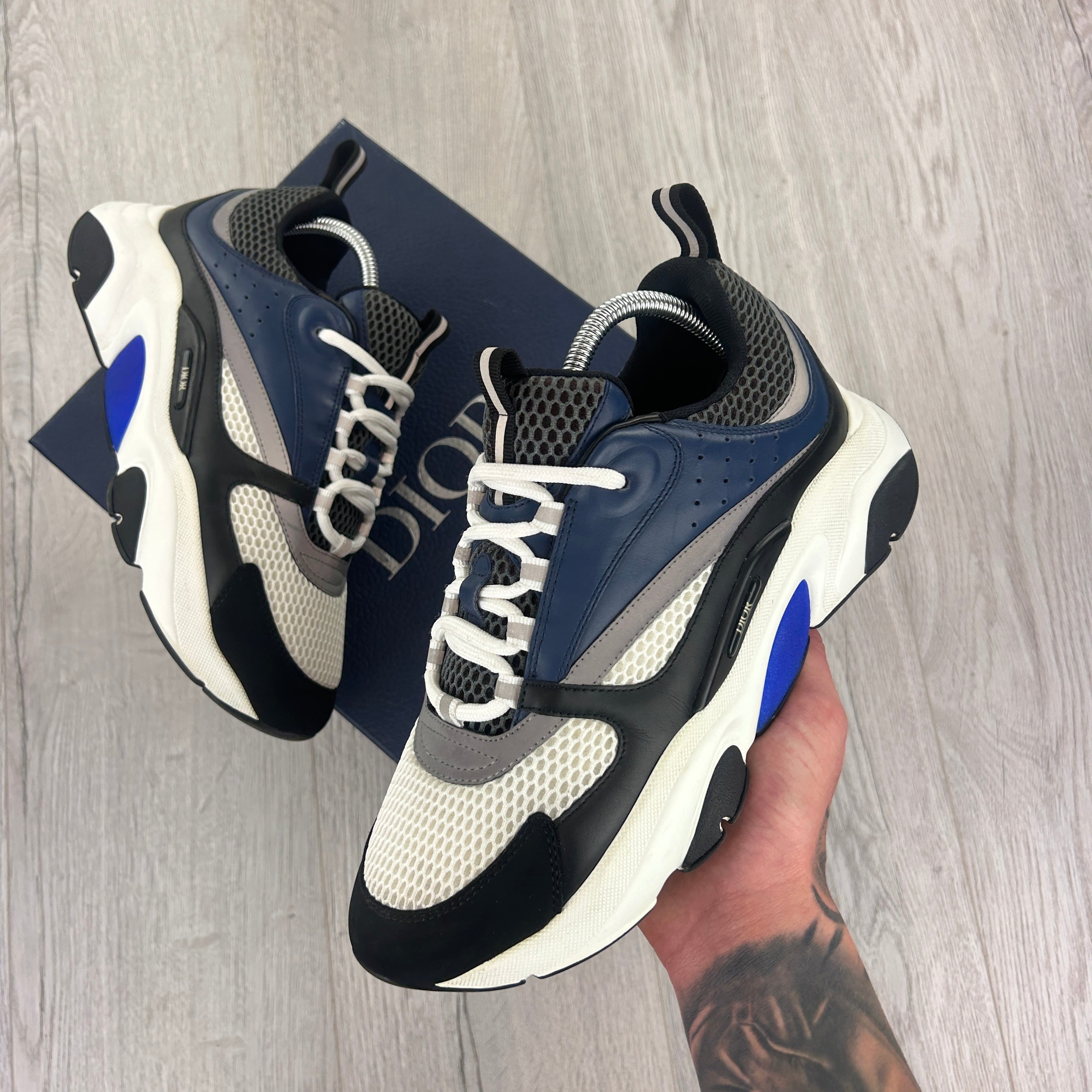 Dior B22 Men’s Navy Runners - 44 (Fit Uk 9)