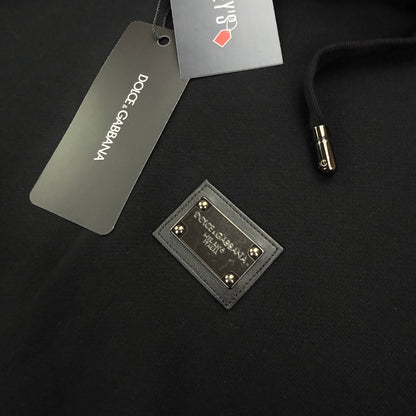 Dolce & Gabbana Men’s Pullover Black Hoodie