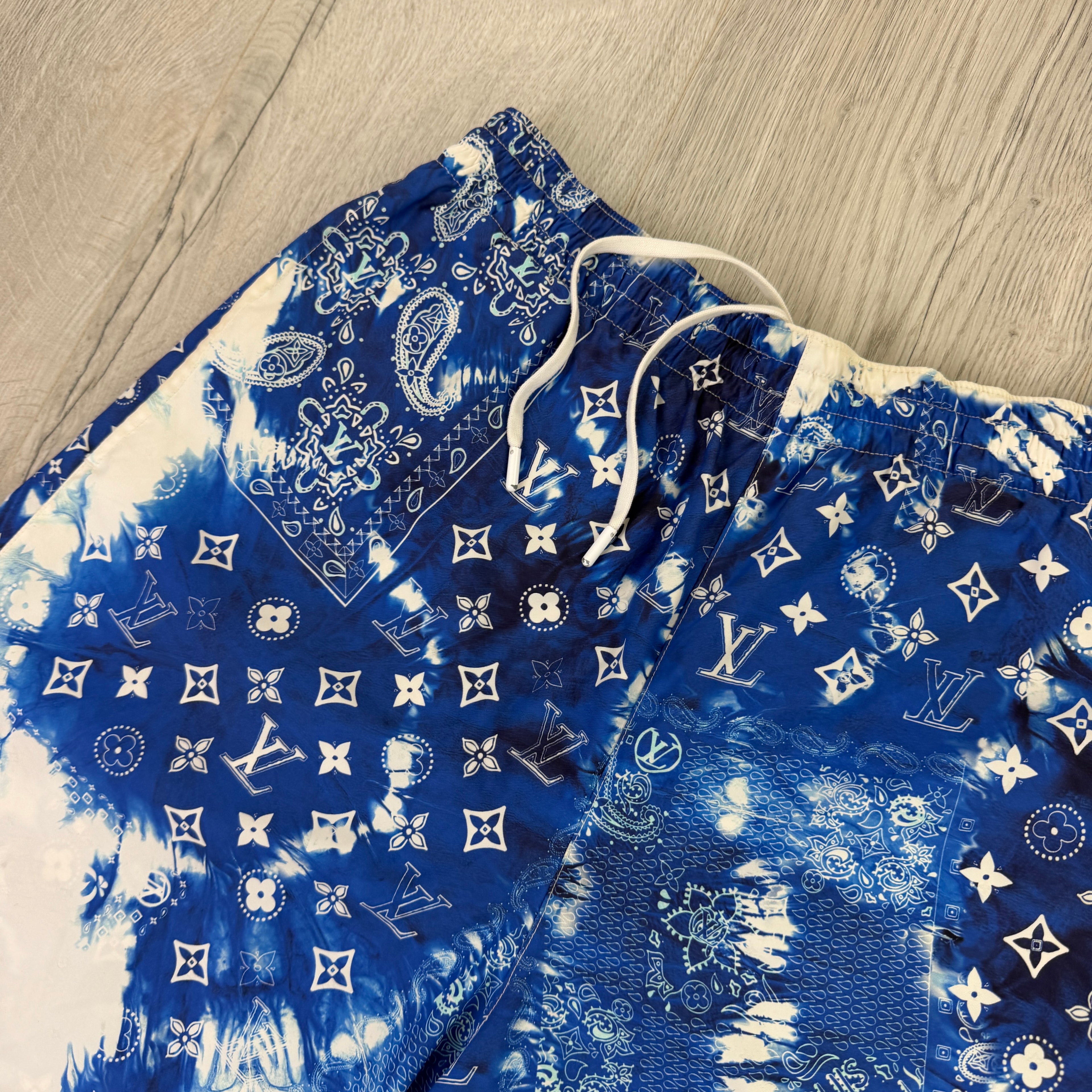 Louis Vuitton Men’s Monogram Bandana Shorts - Small (Fit Medium)