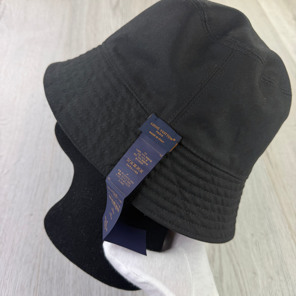 Louis Vuitton Men’s Black Monogram Bucket Hat