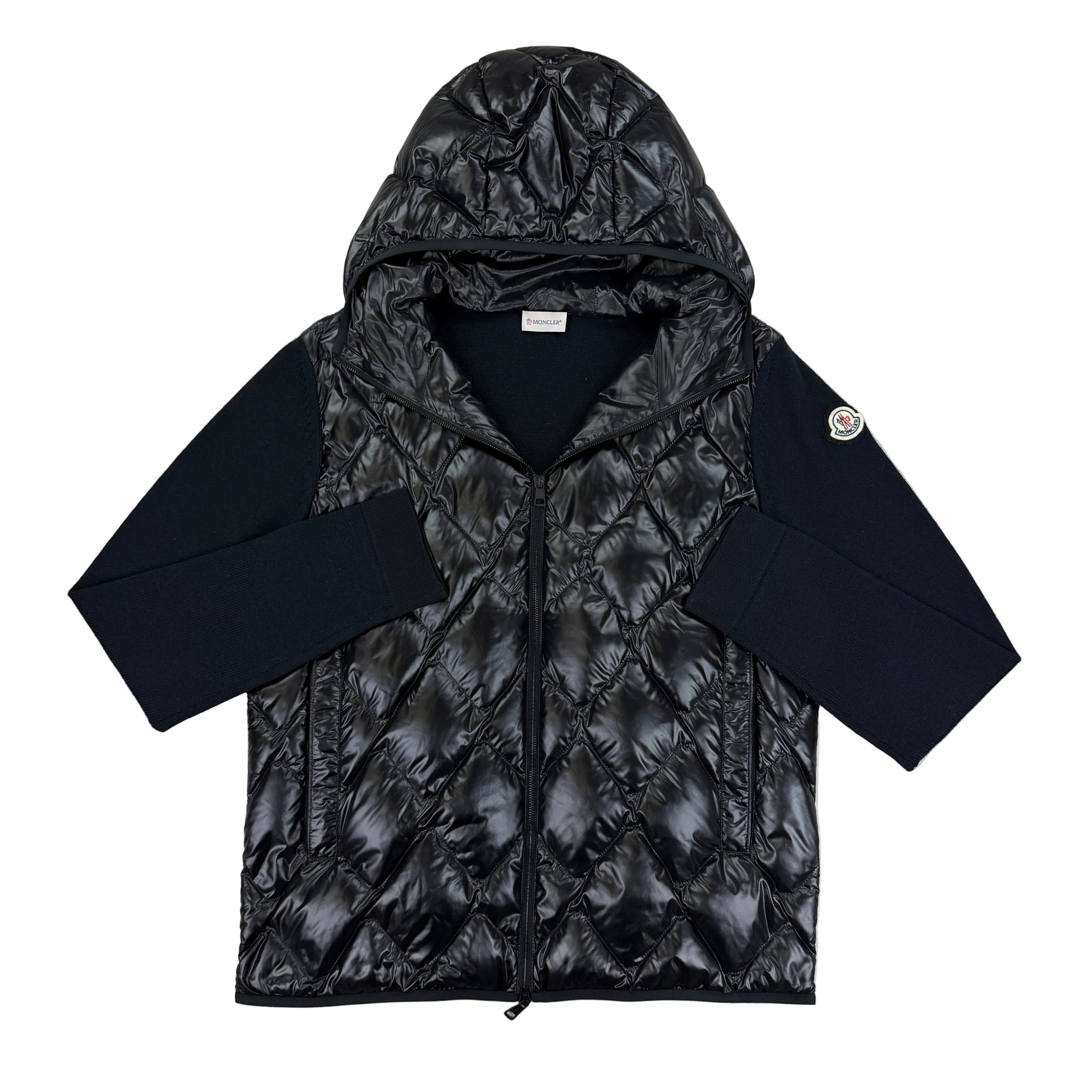 Moncler Men’s Black Tricot Cardigan - XL Slim