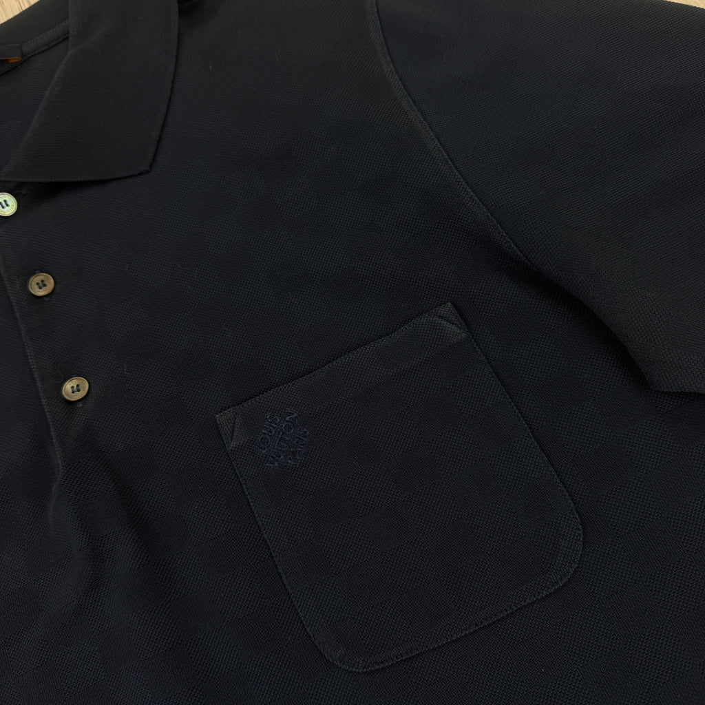 Louis Vuitton Men’s Navy Damier Polo - Large