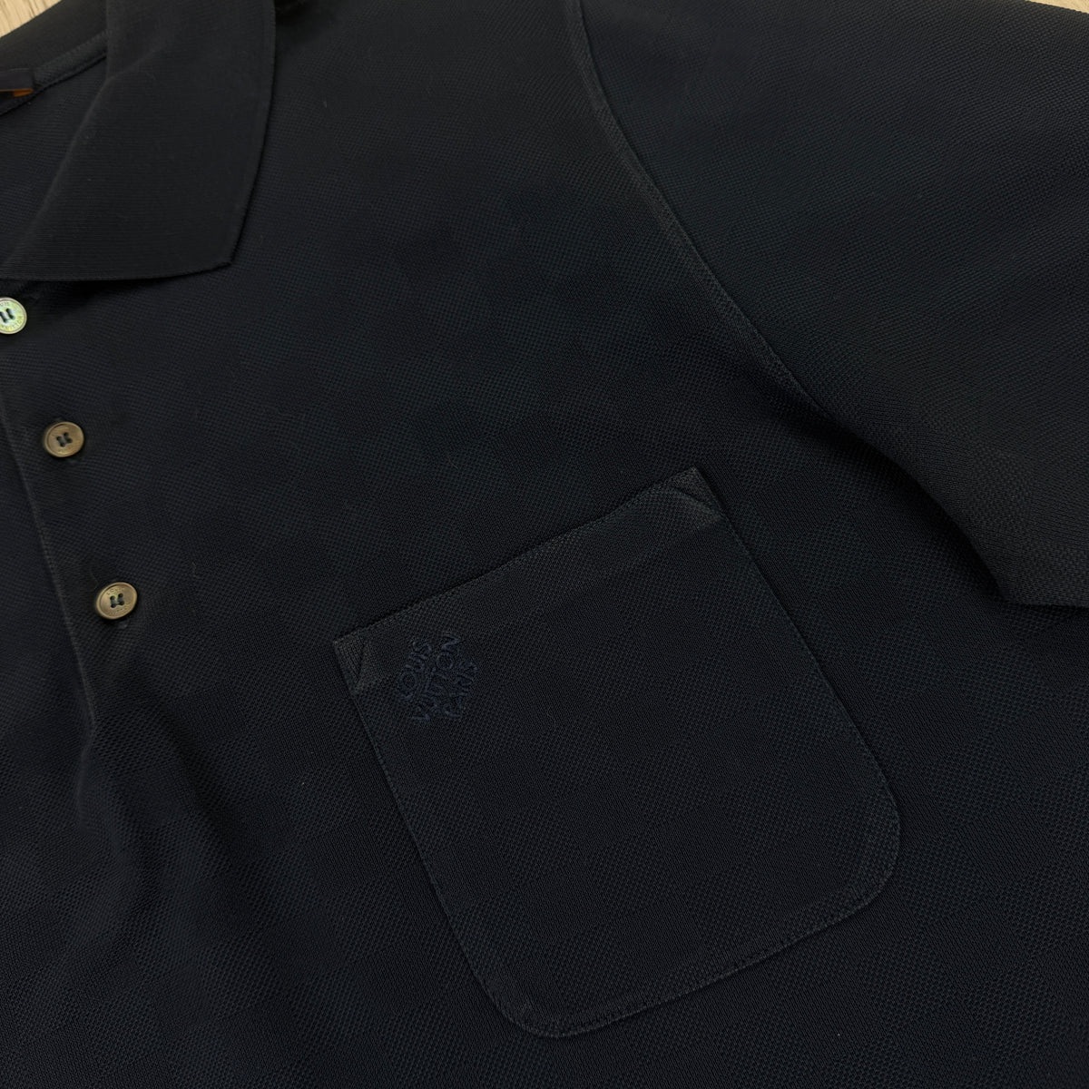 Louis Vuitton Men’s Navy Damier Polo - Large