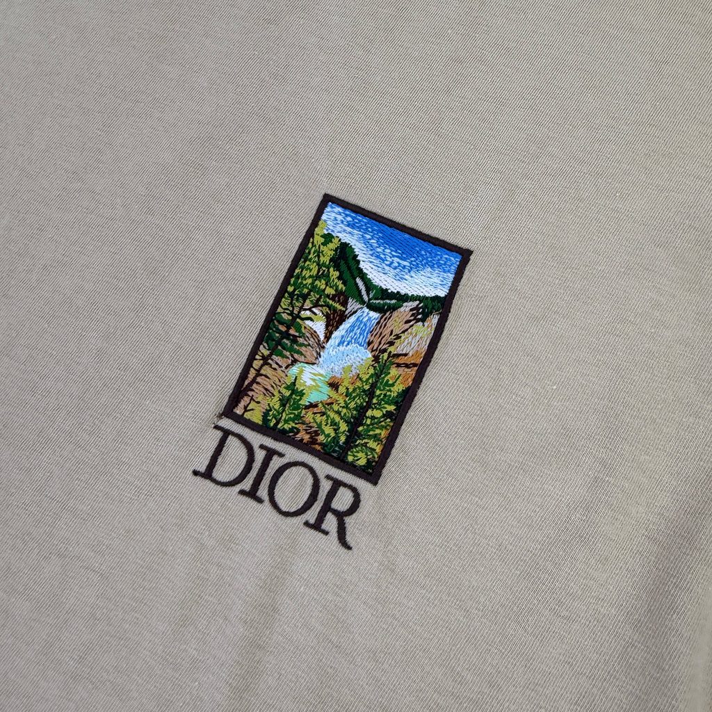 Christian Dior Men’s Beige T-shirt - Medium