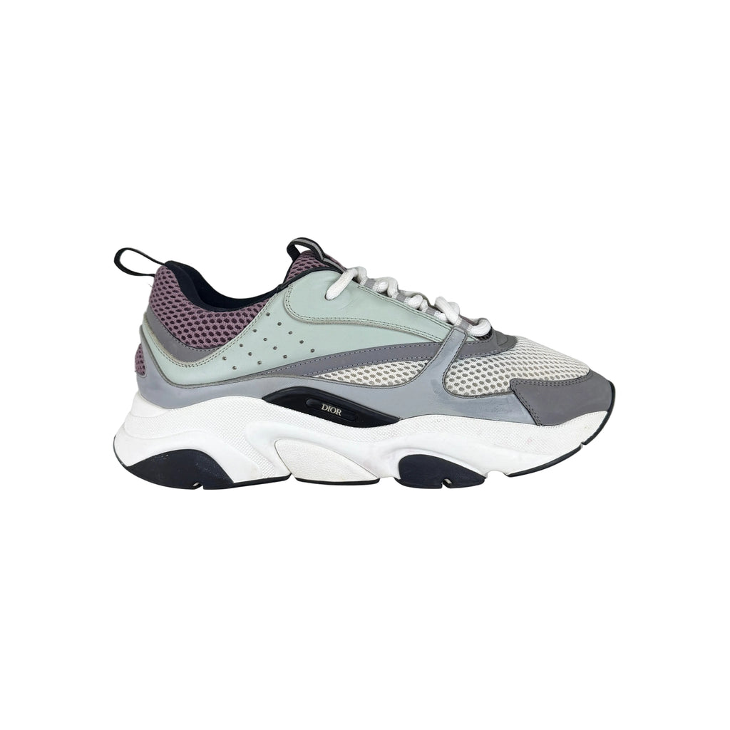 Dior B22 Men’s Lavender & Grey Trainers - 42.5 (Fit Uk 7.5/8)