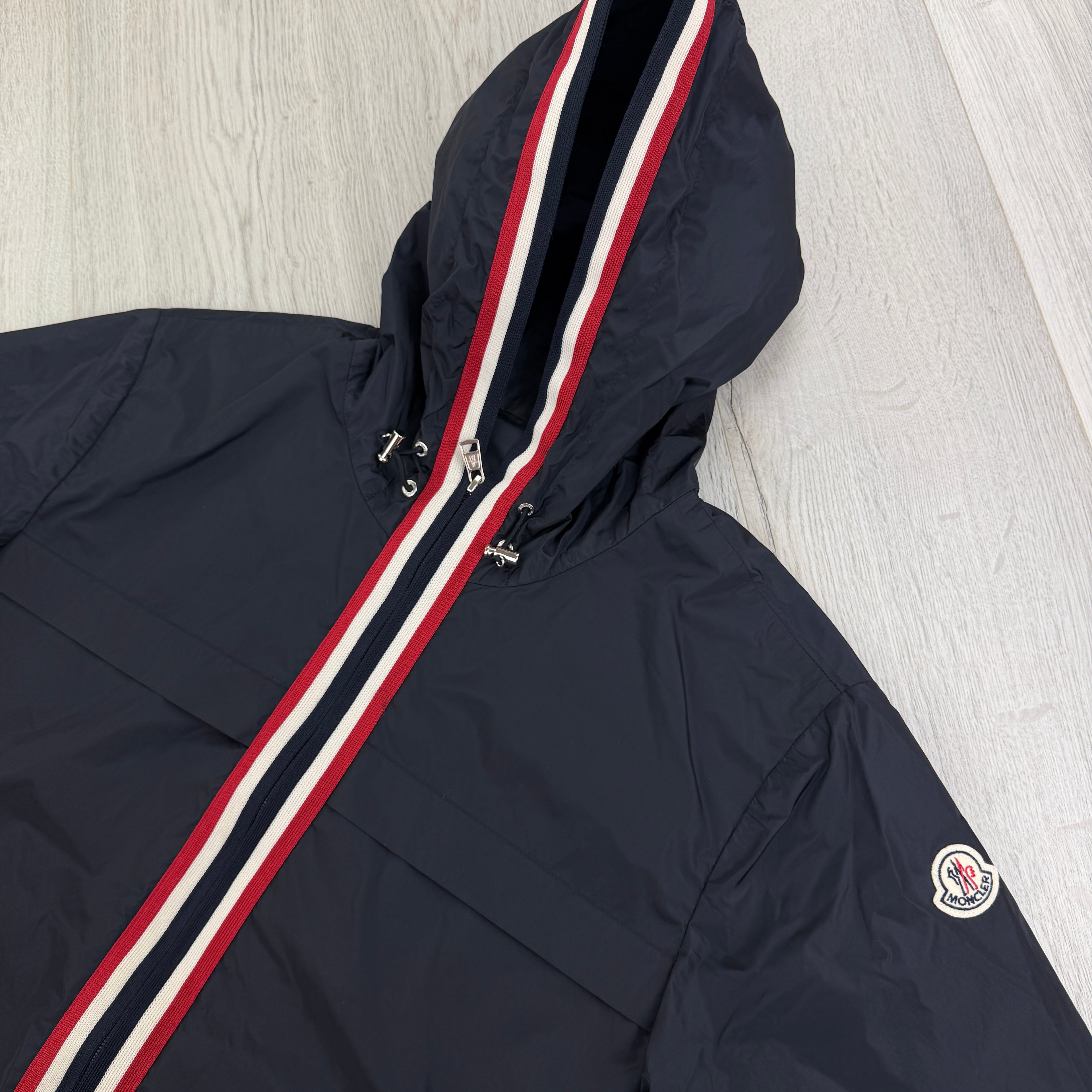 Moncler Men’s Navy Zip-up Anton Windbreaker Jacket - Size 4