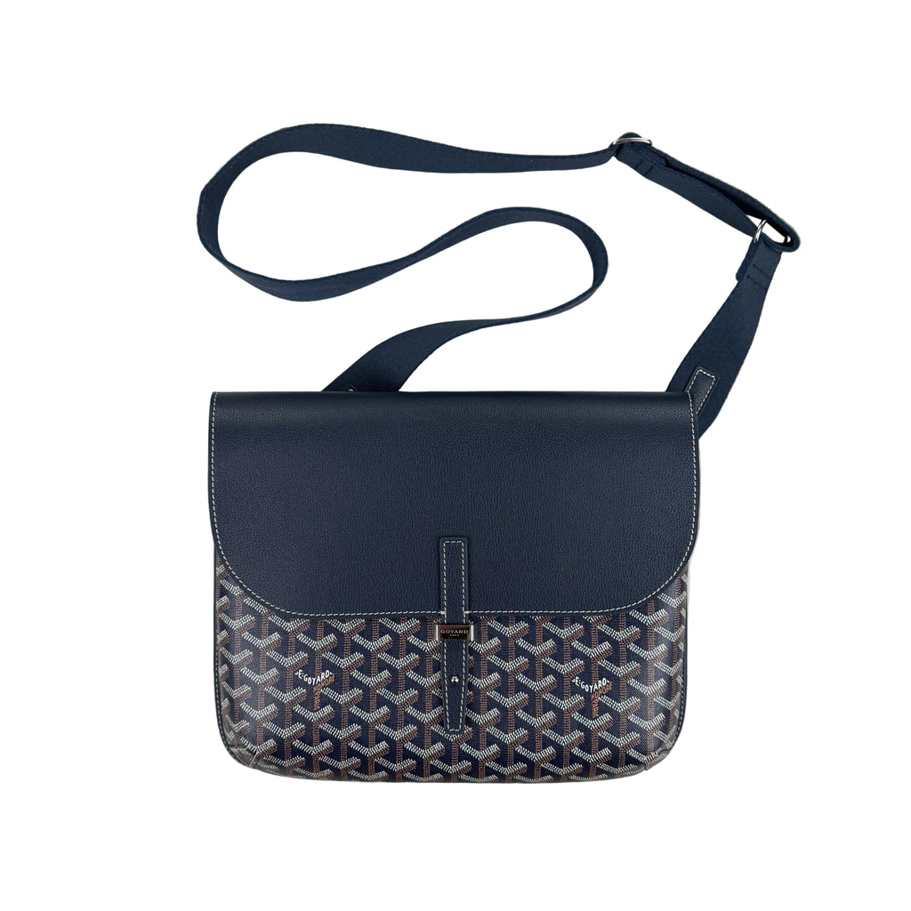 Goyard Men’s Navy Coursier Messenger Bag