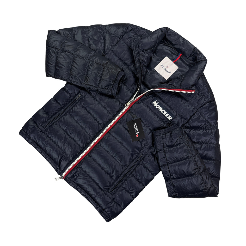 Moncler Men’s Navy Petichet Down Jacket - Size 1