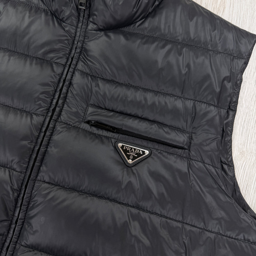 Prada Men’s Black Vest Gilet - 50 (M/L)