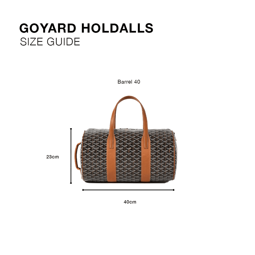 Goyard Barrel 40 Sports Bag Yellow