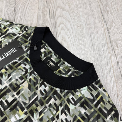 Fendi Men’s FF Printed Camouflage T-shirt - Medium