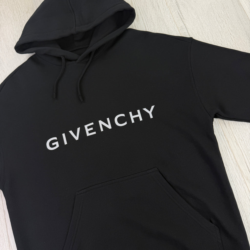 Givenchy Men’s Black Pullover Hoodie - Small (Fit Medium)