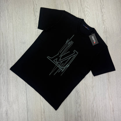 Louis Vuitton Men’s Black Frequency T-shirt - Small