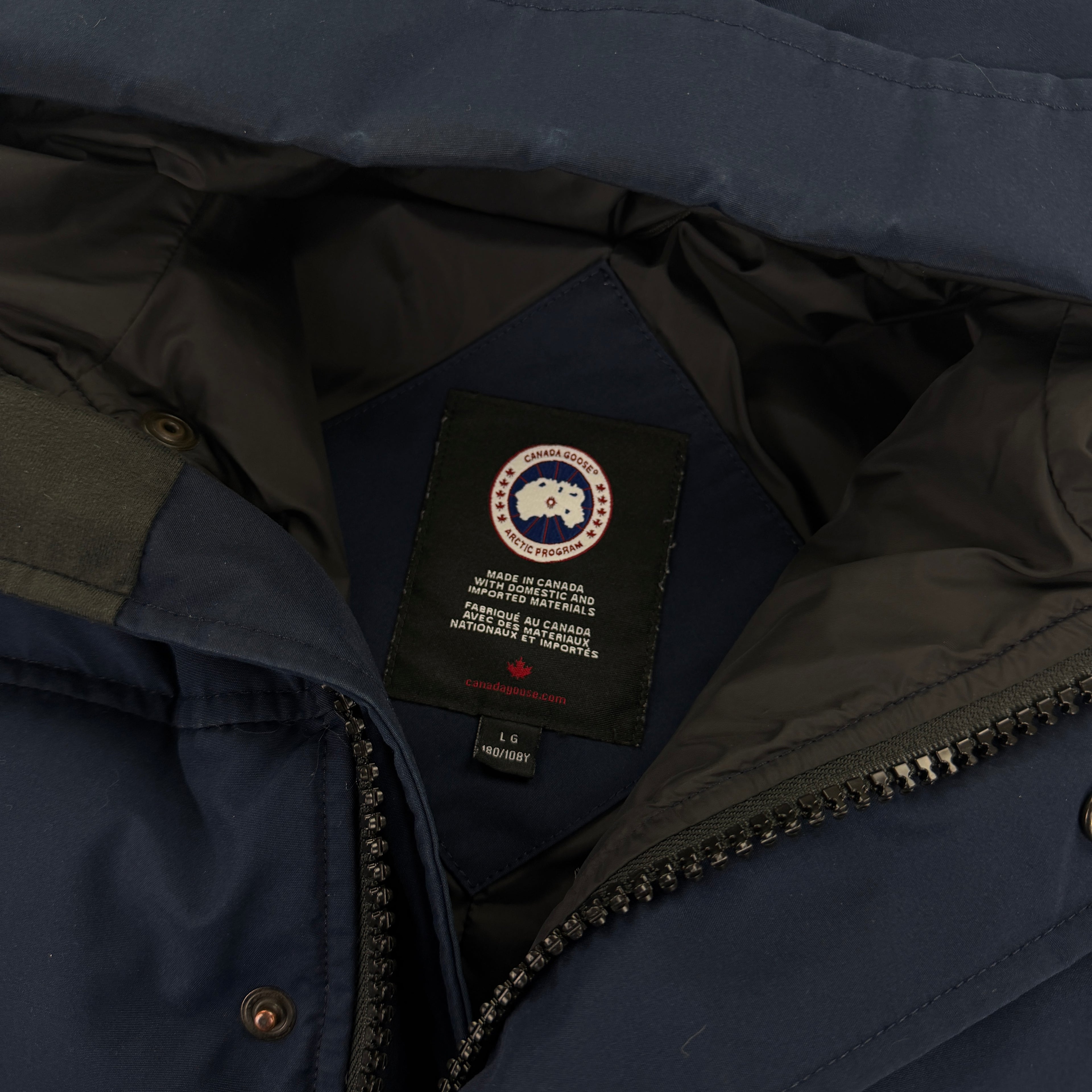Canada Goose Men’s Navy MacMillan Down Jacket - Large