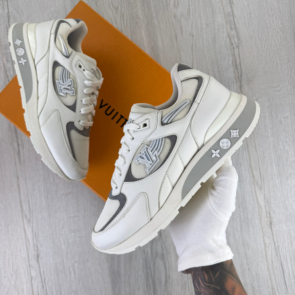 Louis Vuitton Men’s White Run Away Trainers - Uk 8 (Fit Uk 8.5)