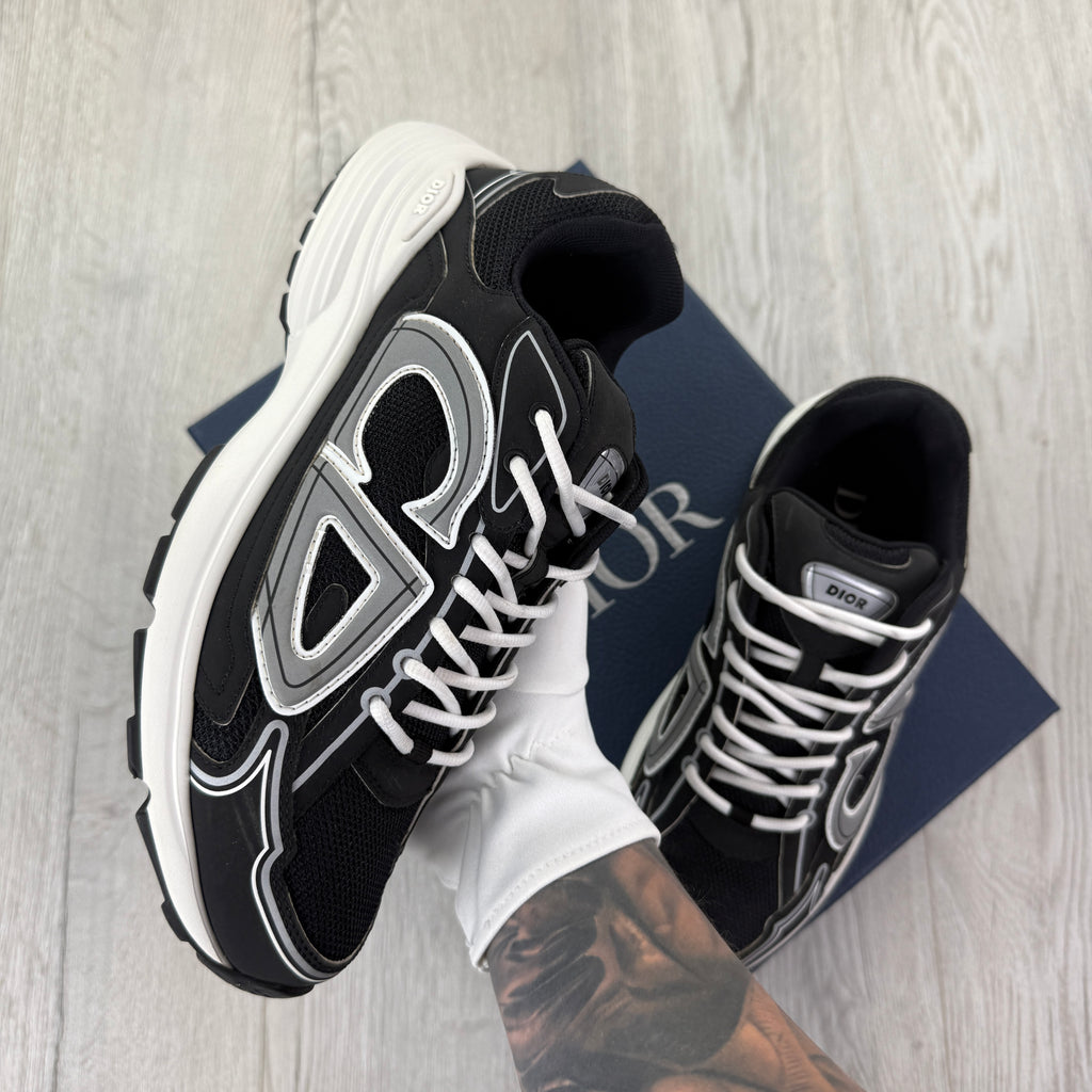 Dior B30 Men’s Black & White Trainers - 42 (Fit Uk 8)