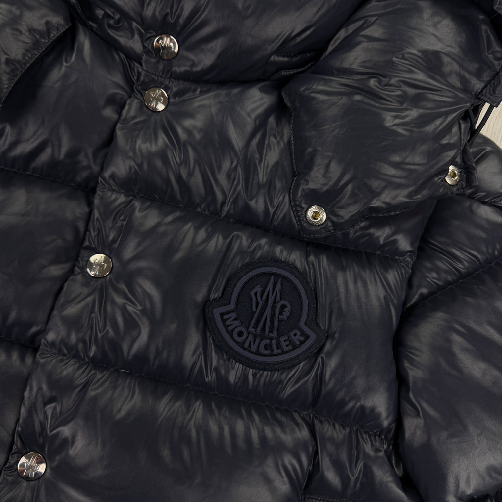Moncler Tarnos Giubbotto Men’s Navy Puffer Jacket - Size 0