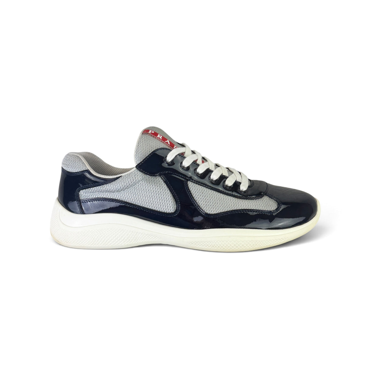 Prada Cups Dark Grey / White Trainers - Uk 11