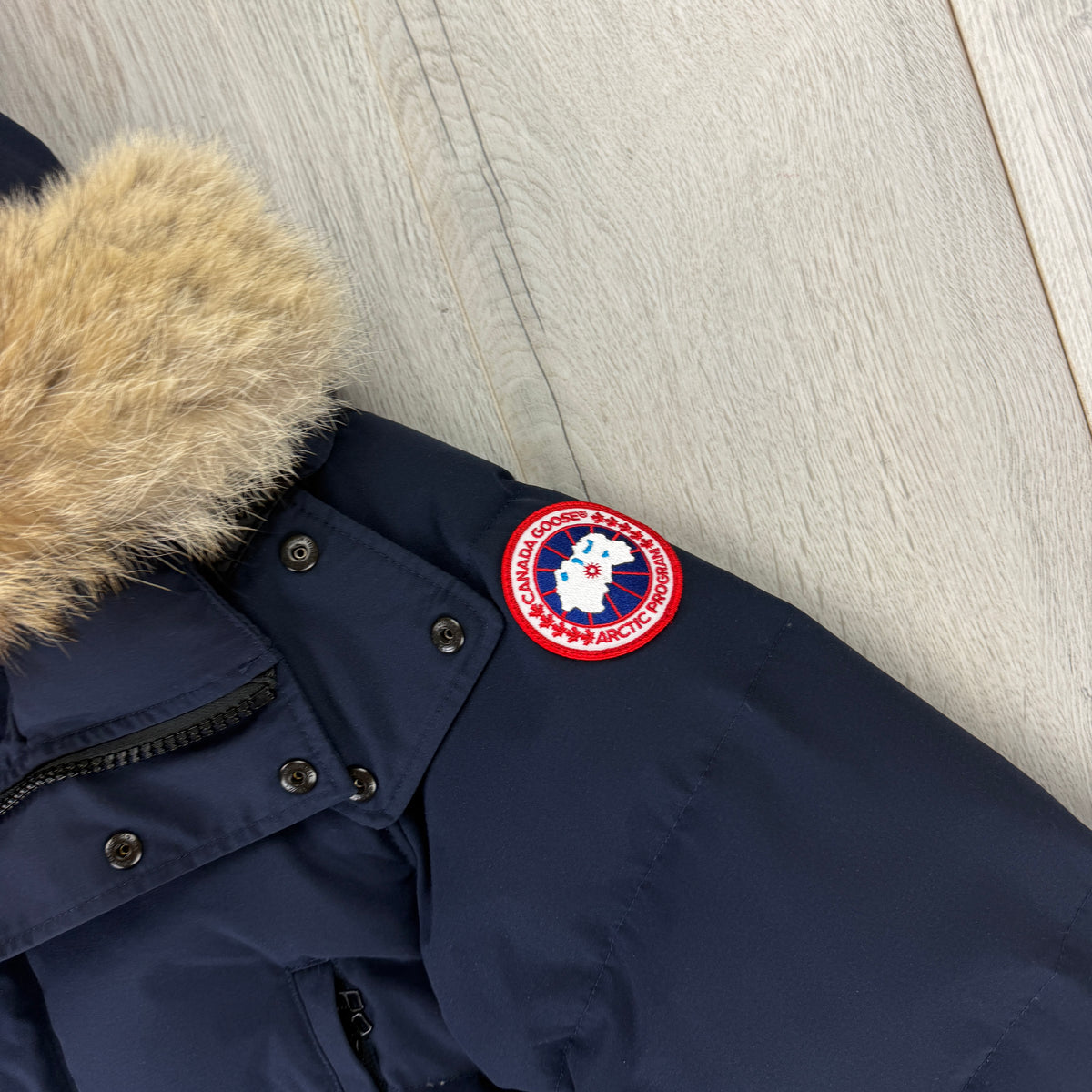 Canada Goose Men’s Wyndham Navy Parker Jacket - Medium