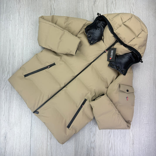 Moncler Grenbole Men’s Montgetech Beige Down Jacket - Size 4