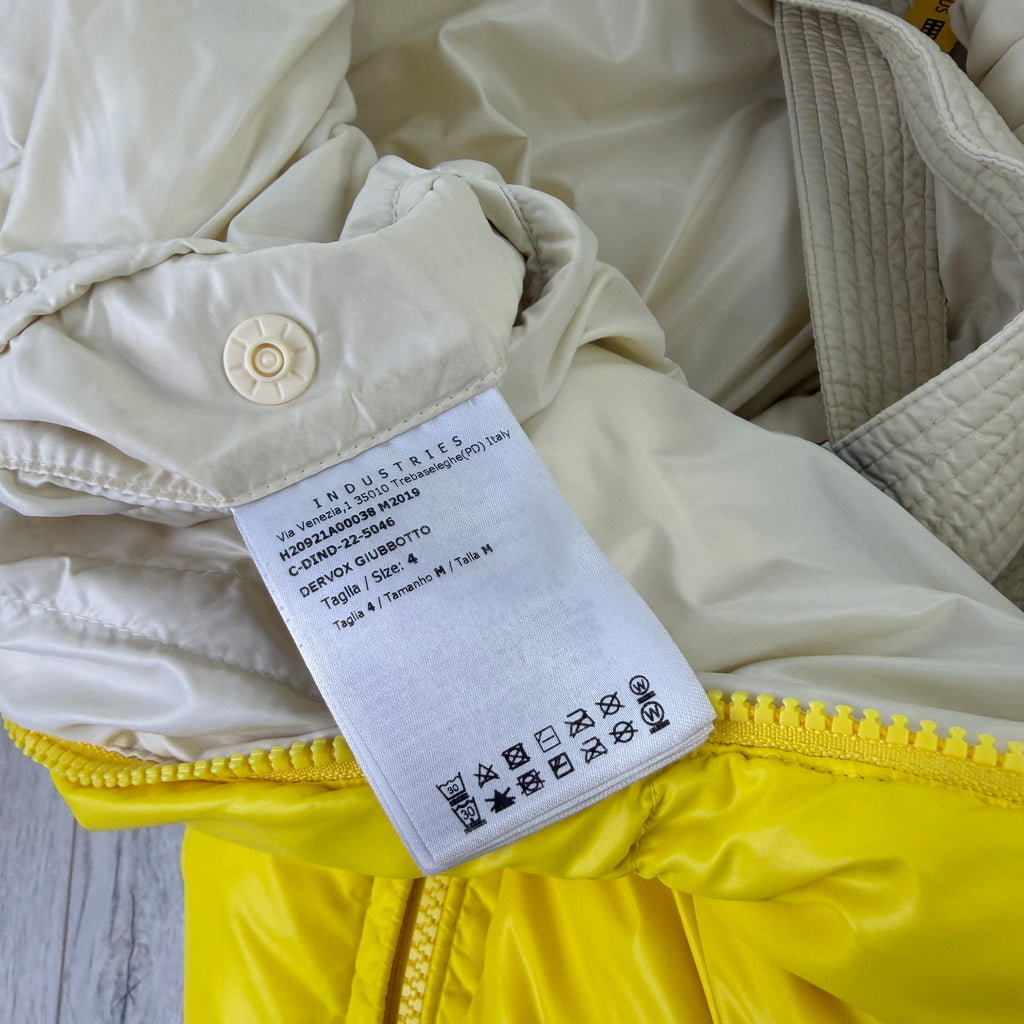 Moncler Men’s Dervox Giubbotto Yellow Puffer Jacket - Size 4