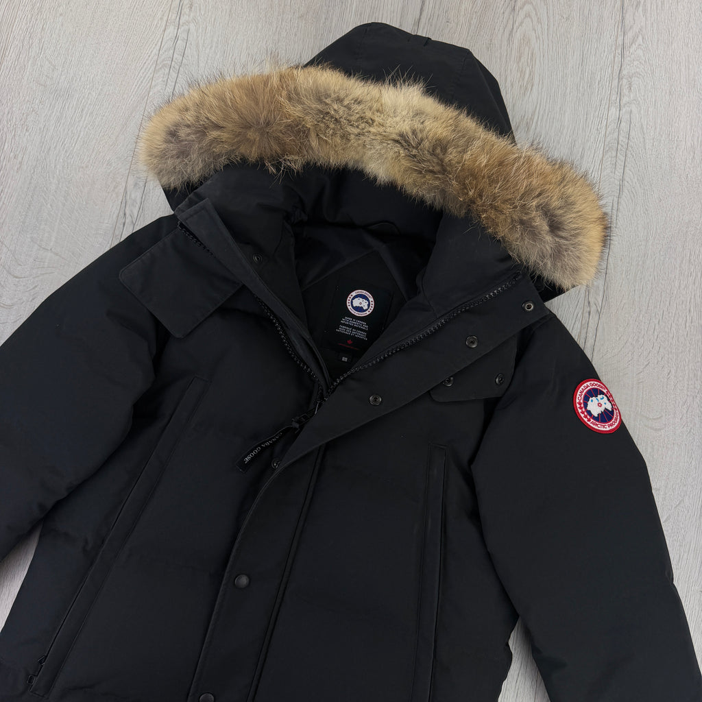 Canada Goose Men’s Black Wyndham Parker Jacket - Medium
