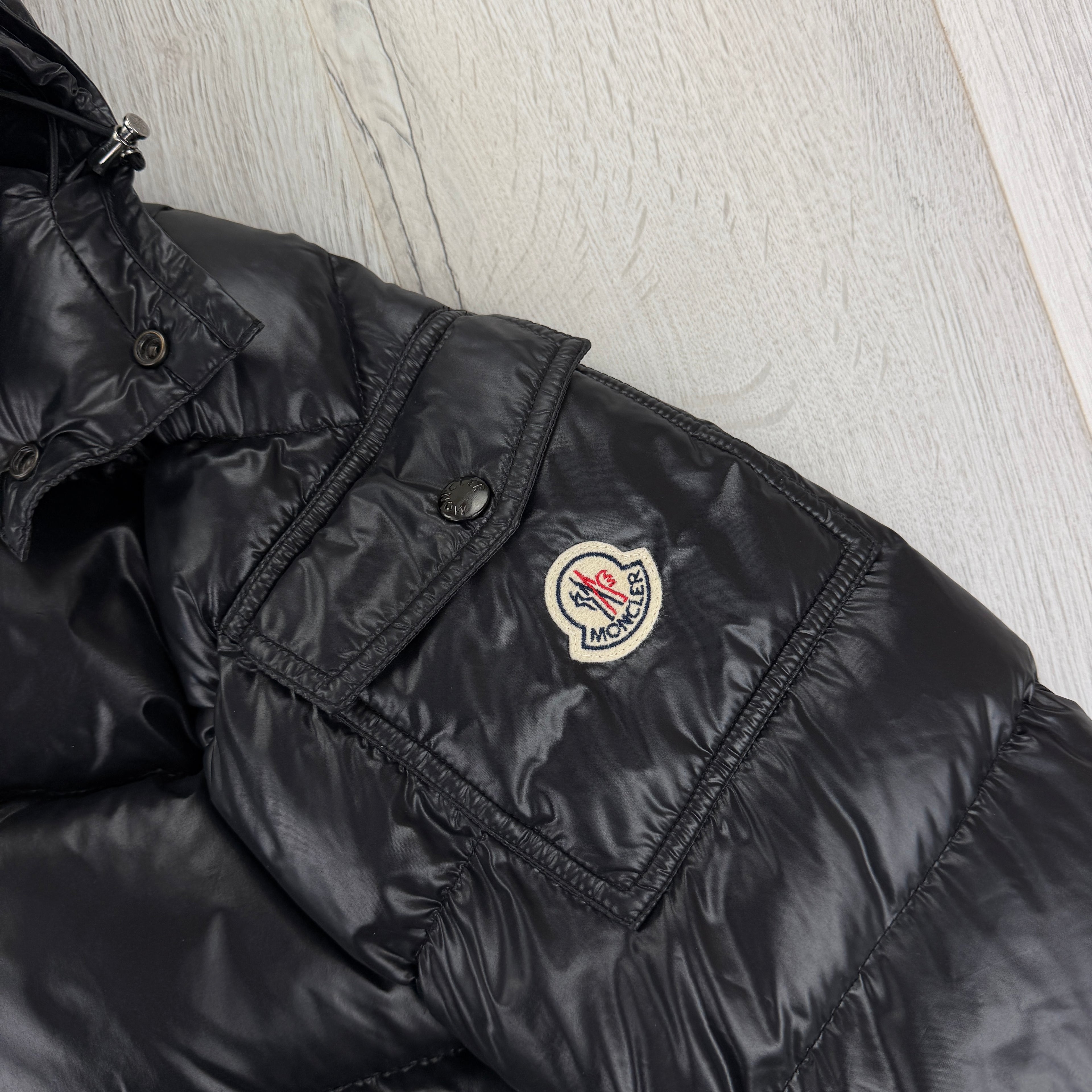 Moncler Men’s Black Maya Jacket - Size 3