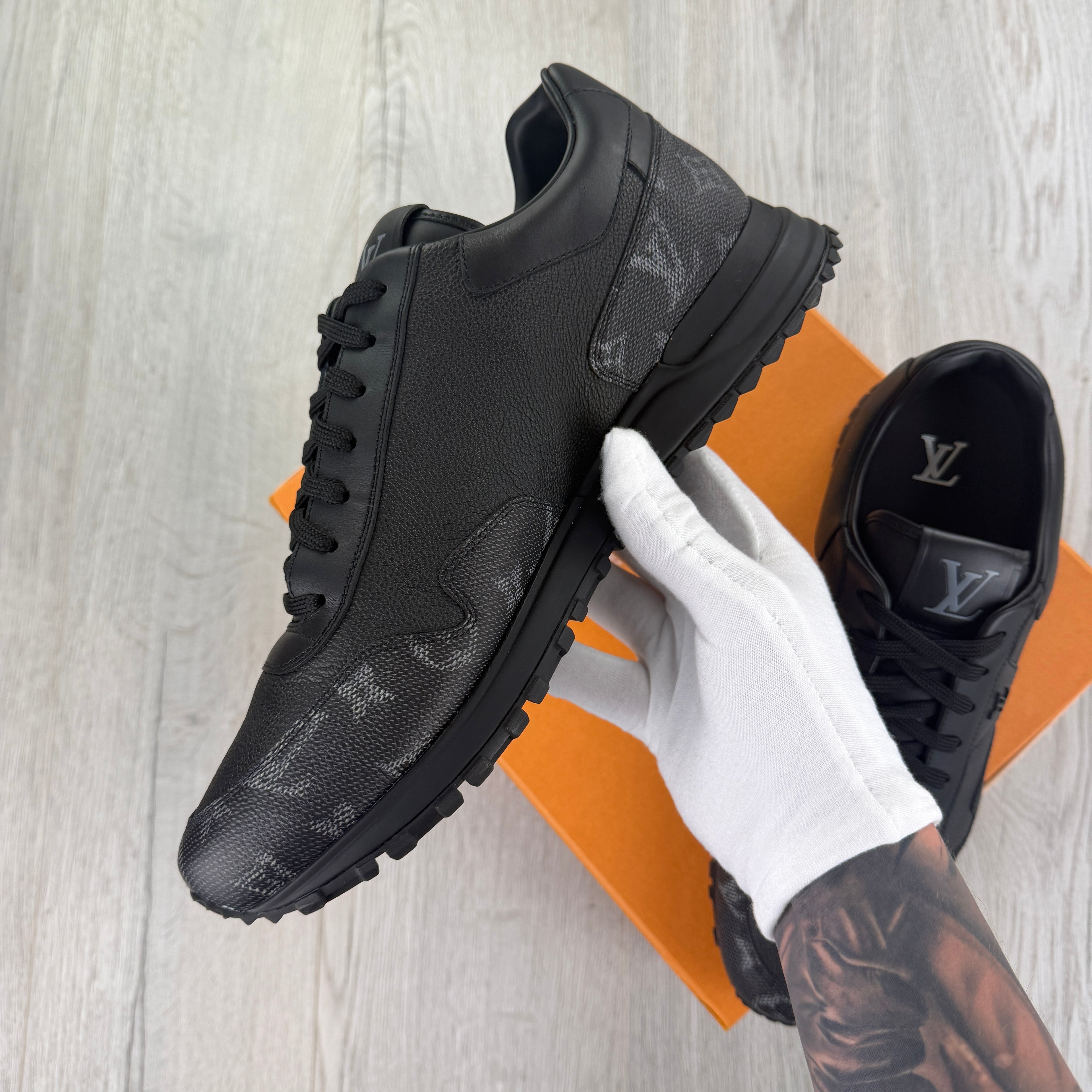 Louis Vuitton Men’s Leather Run Away Trainers - Uk 10