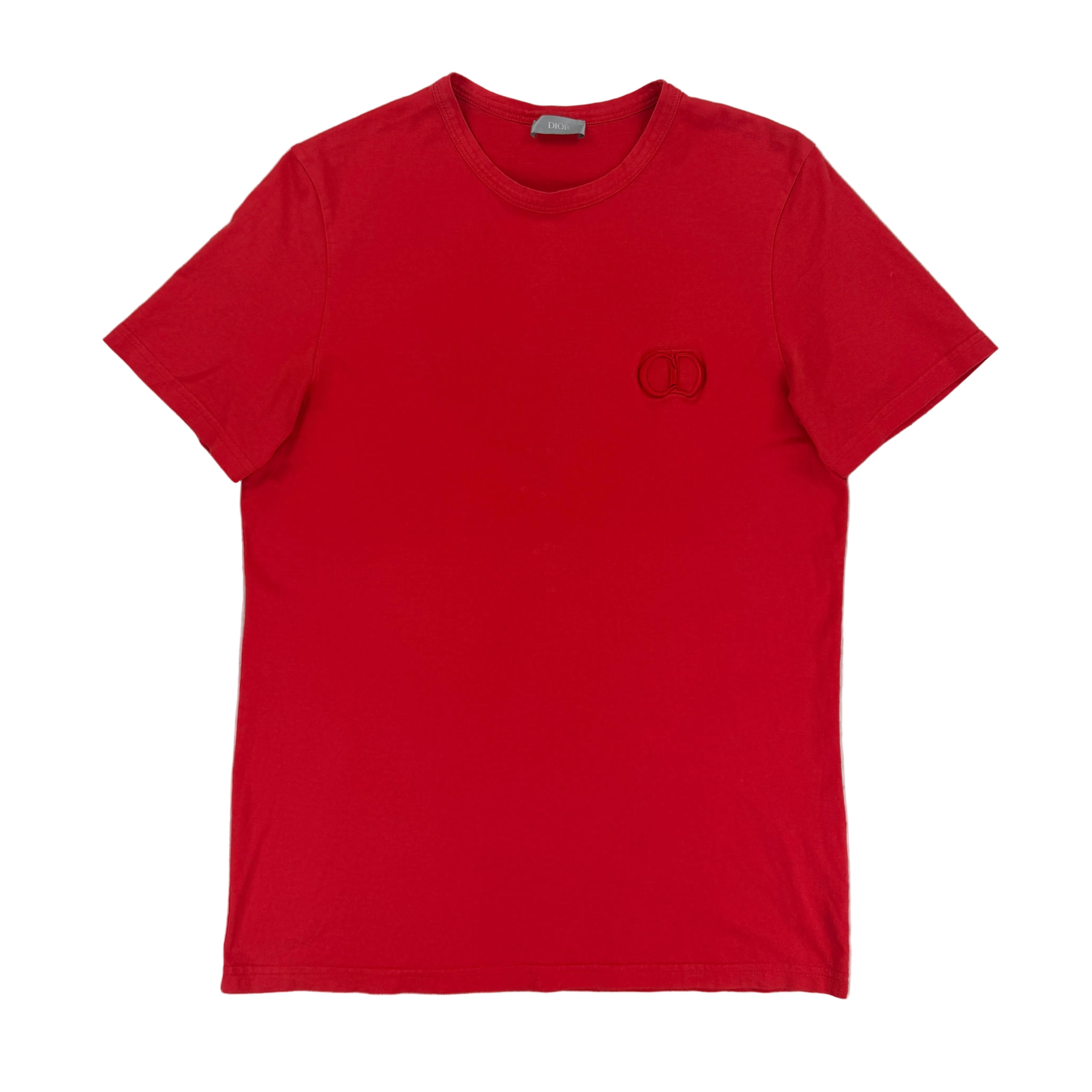 Christian Dior Men’s Red T-shirt - Large Slim