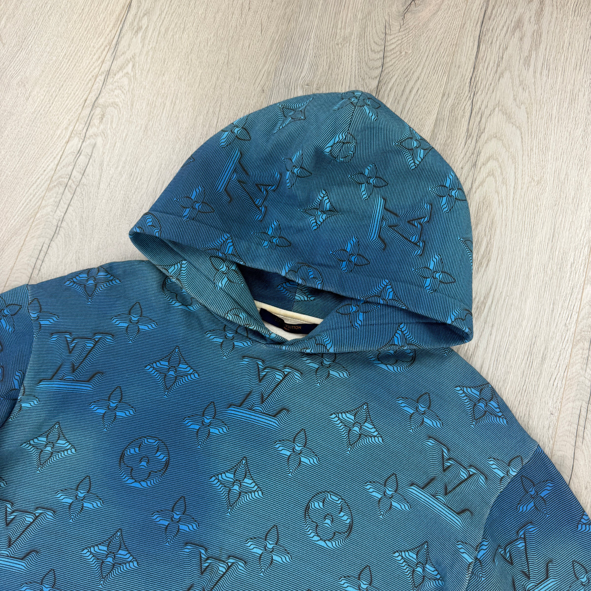 Louis Vuitton Men’s 3D Illusion 2054 Pullover Hoodie - Medium Slim (Fit S/M)