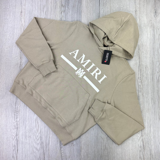 Amiri Men’s Beige Pullover Hoodie