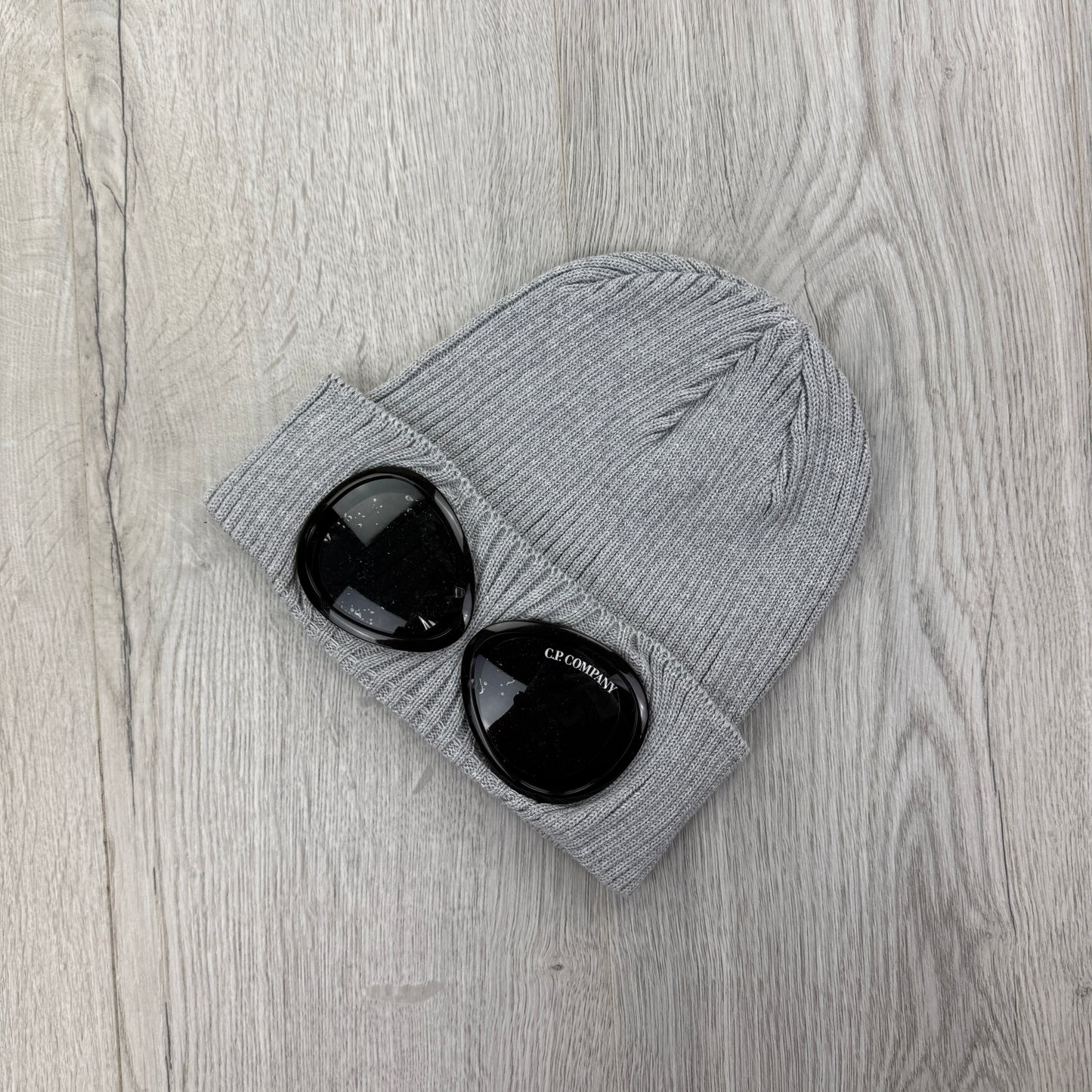 CP Company Men’s Grey Goggle Beanie